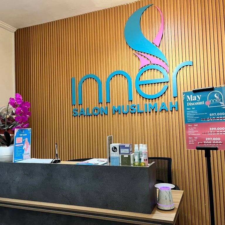 Resepsionis Inner Salon Muslimah
